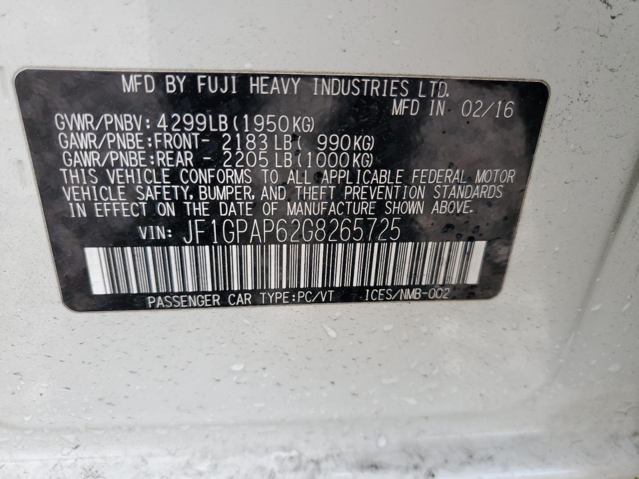 2016 Subaru Impreza Sport Premium - zdjęcie 12