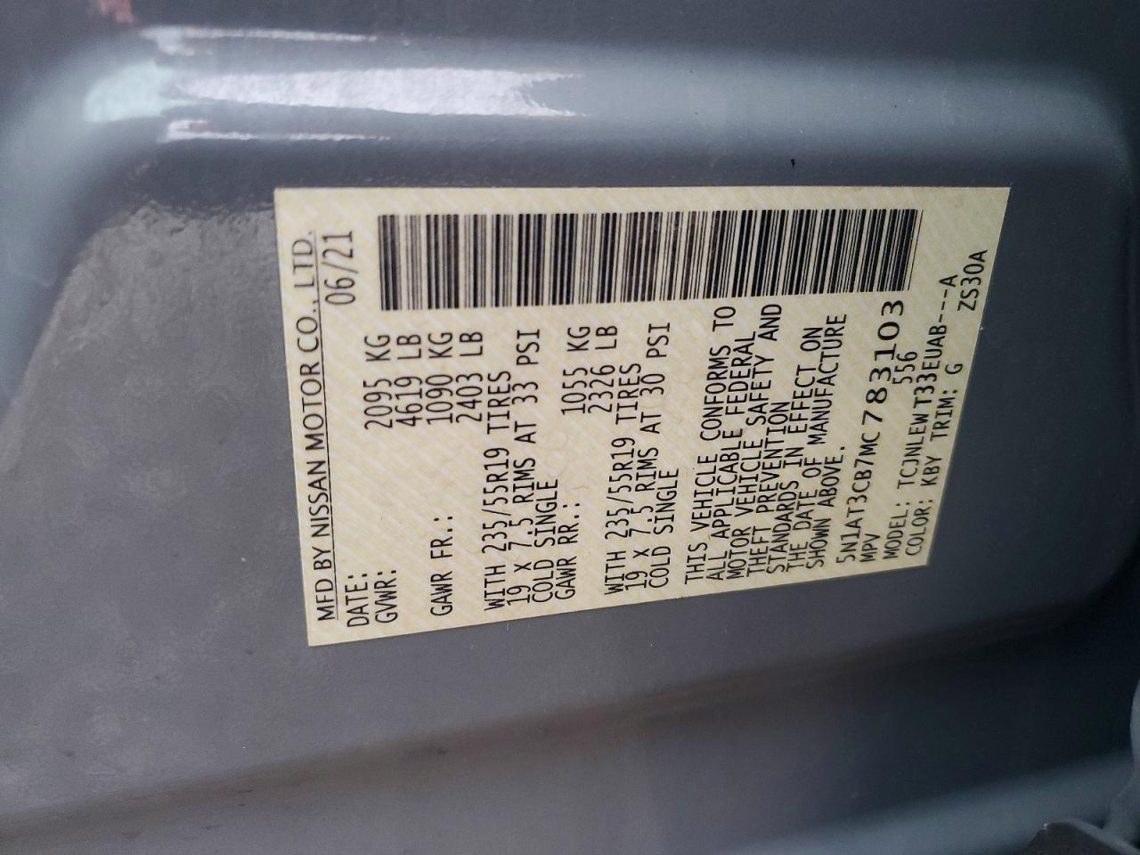 2021 Nissan Rogue Sl - zdjęcie 13