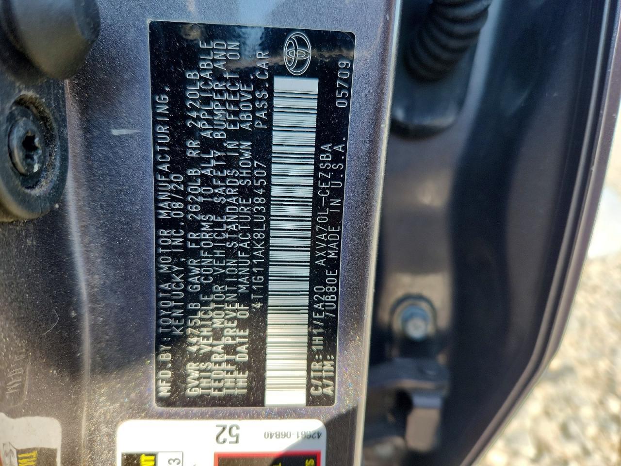 2020 Toyota Camry Se - zdjęcie 12