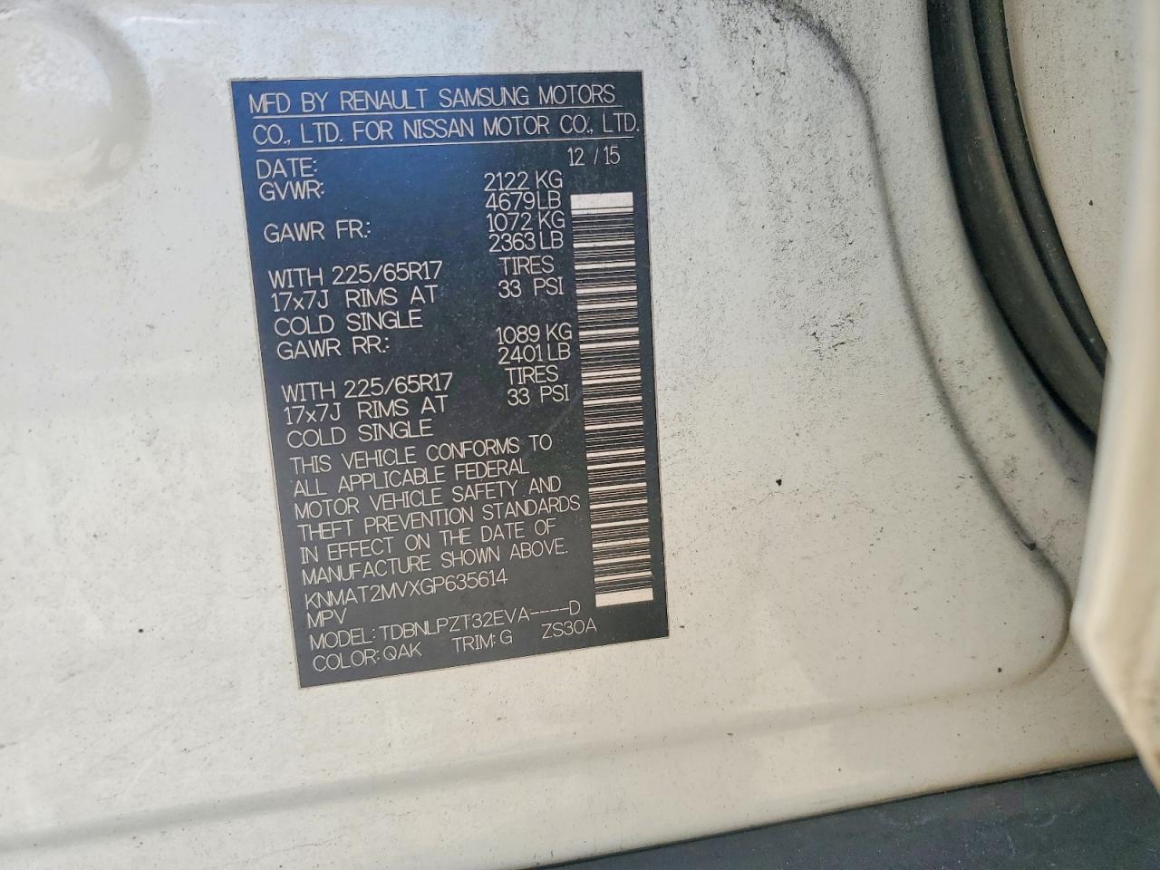 2016 Nissan Rogue S - zdjęcie 13