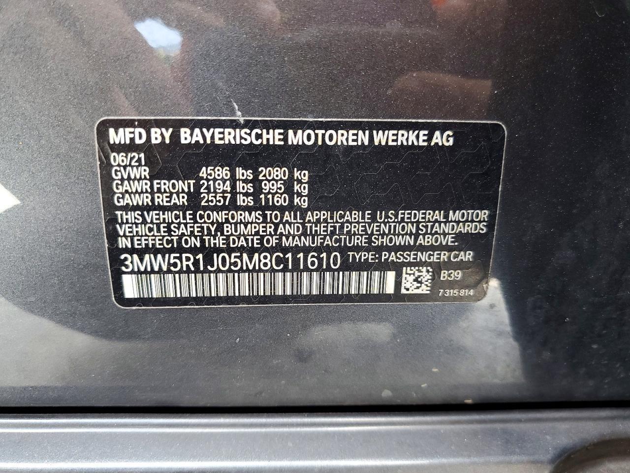 2021 BMW 330I - zdjęcie 12
