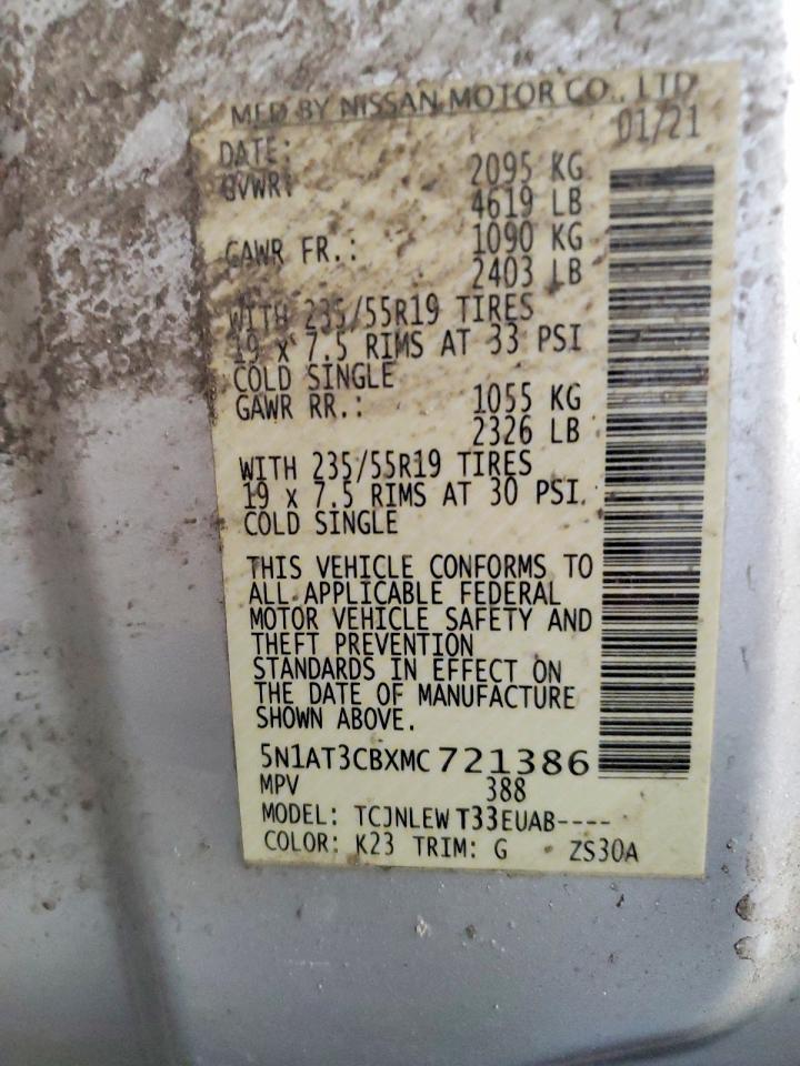 2021 Nissan Rogue Sl - zdjęcie 14