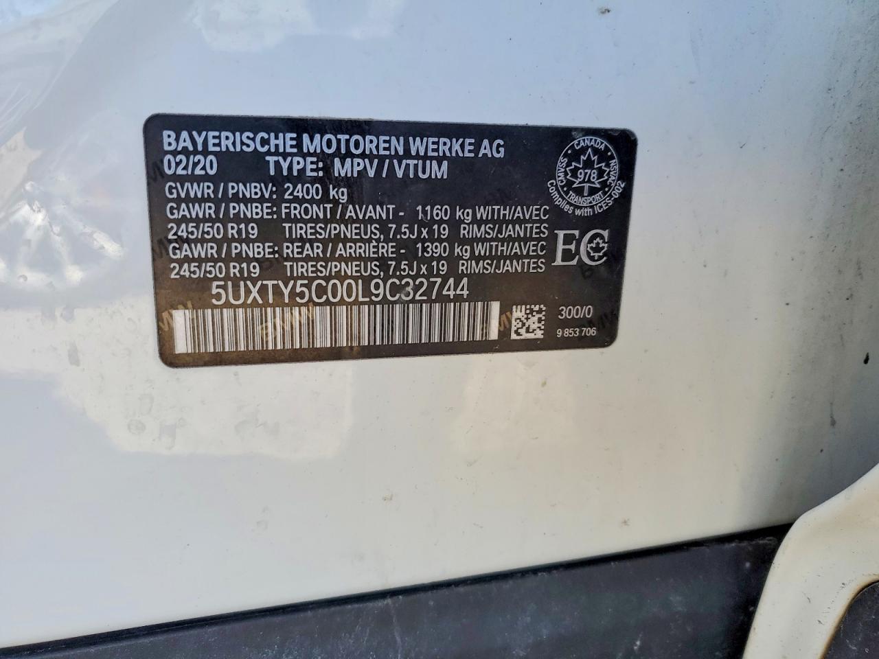 2020 BMW X3 xDrive30I - zdjęcie 13