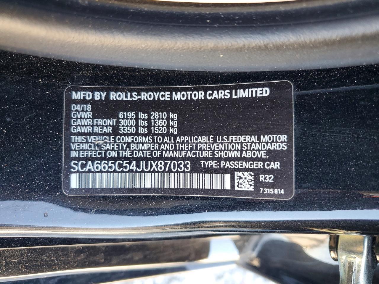 2018 Rolls-Royce Wraith - zdjęcie 12