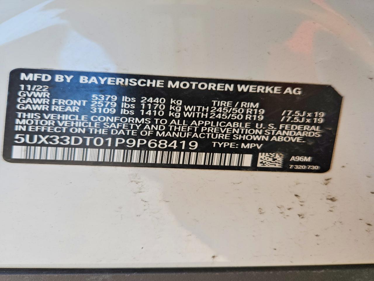 2023 BMW X4 xDrive30I - zdjęcie 14