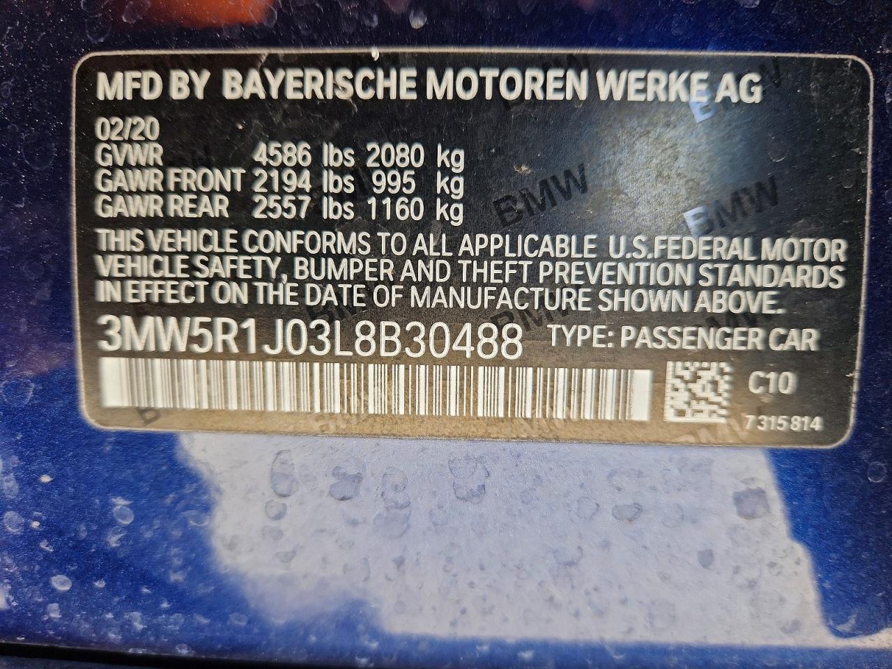 2020 BMW 330I - zdjęcie 12