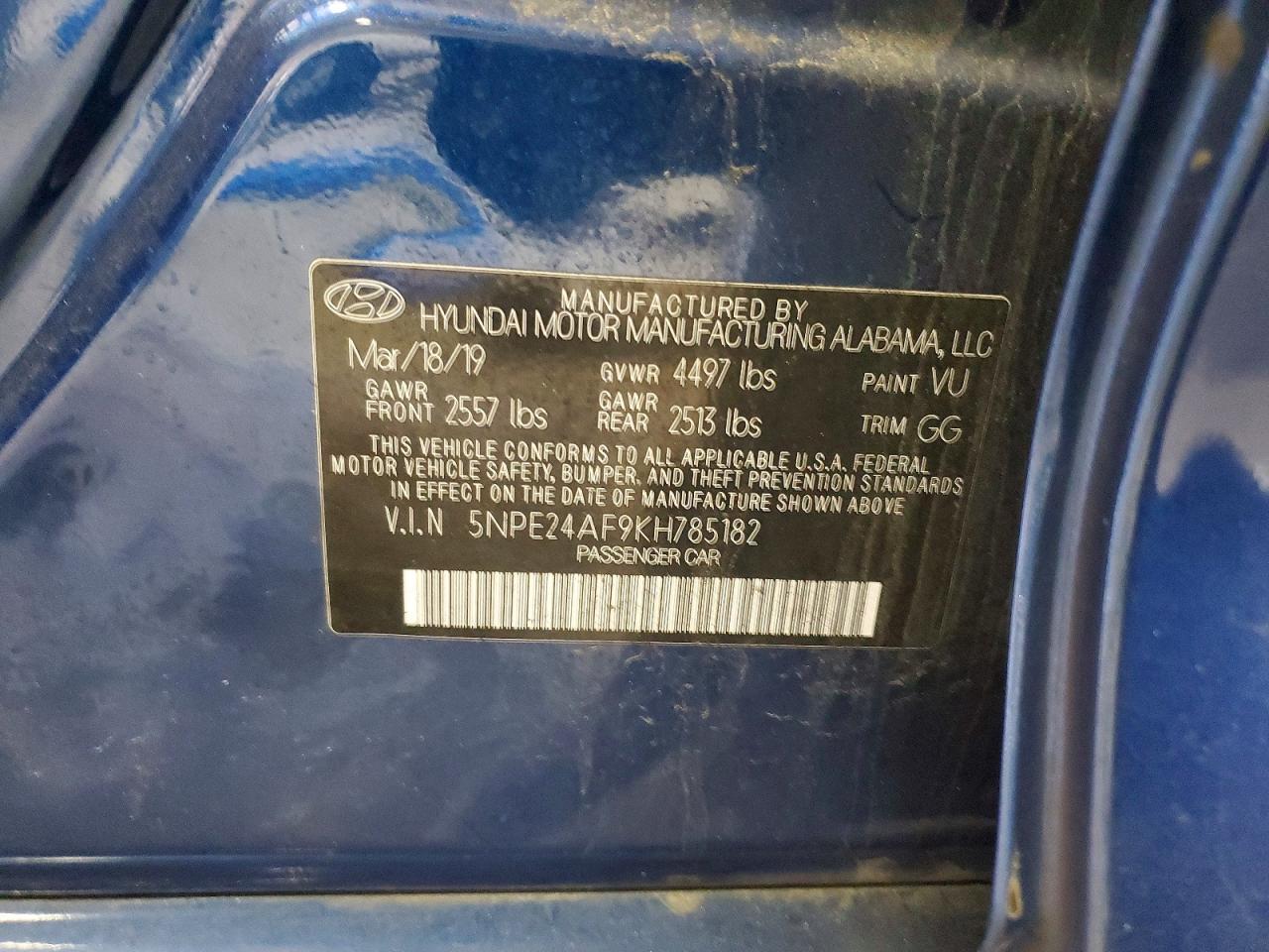 2019 Hyundai Sonata Se - zdjęcie 13