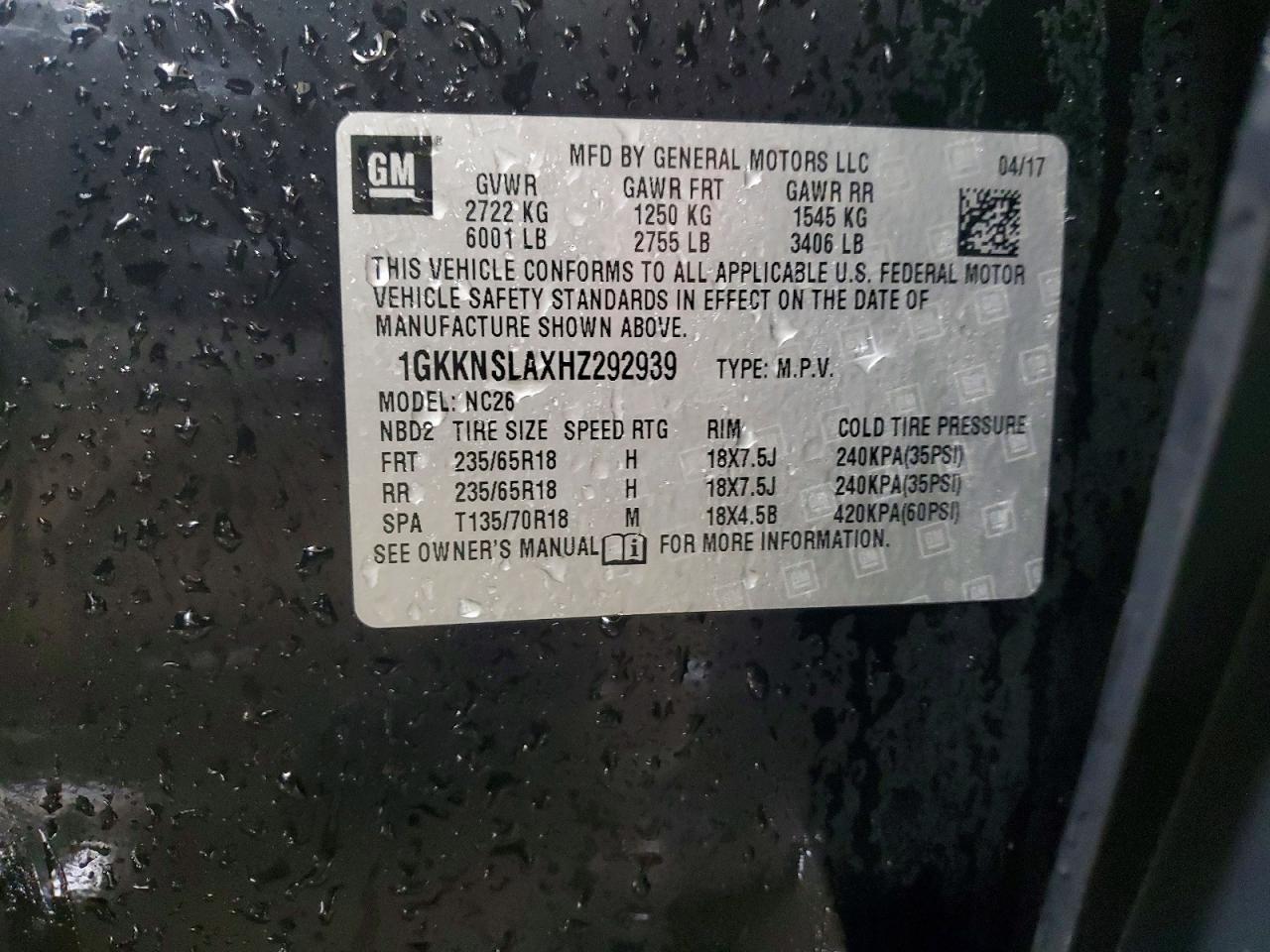 2017 GMC Acadia Sle - zdjęcie 13
