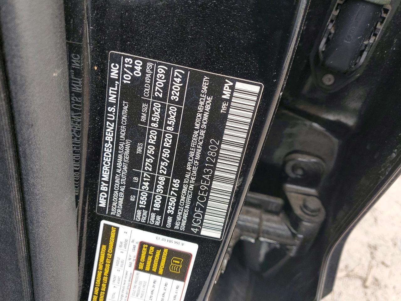 2014 Mercedes-Benz Gl 450 4Matic - zdjęcie 13