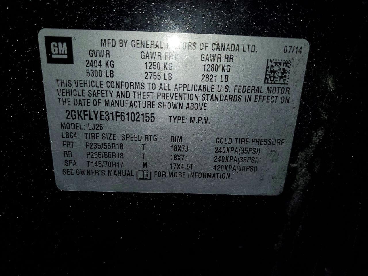 2015 GMC Terrain Slt - zdjęcie 13