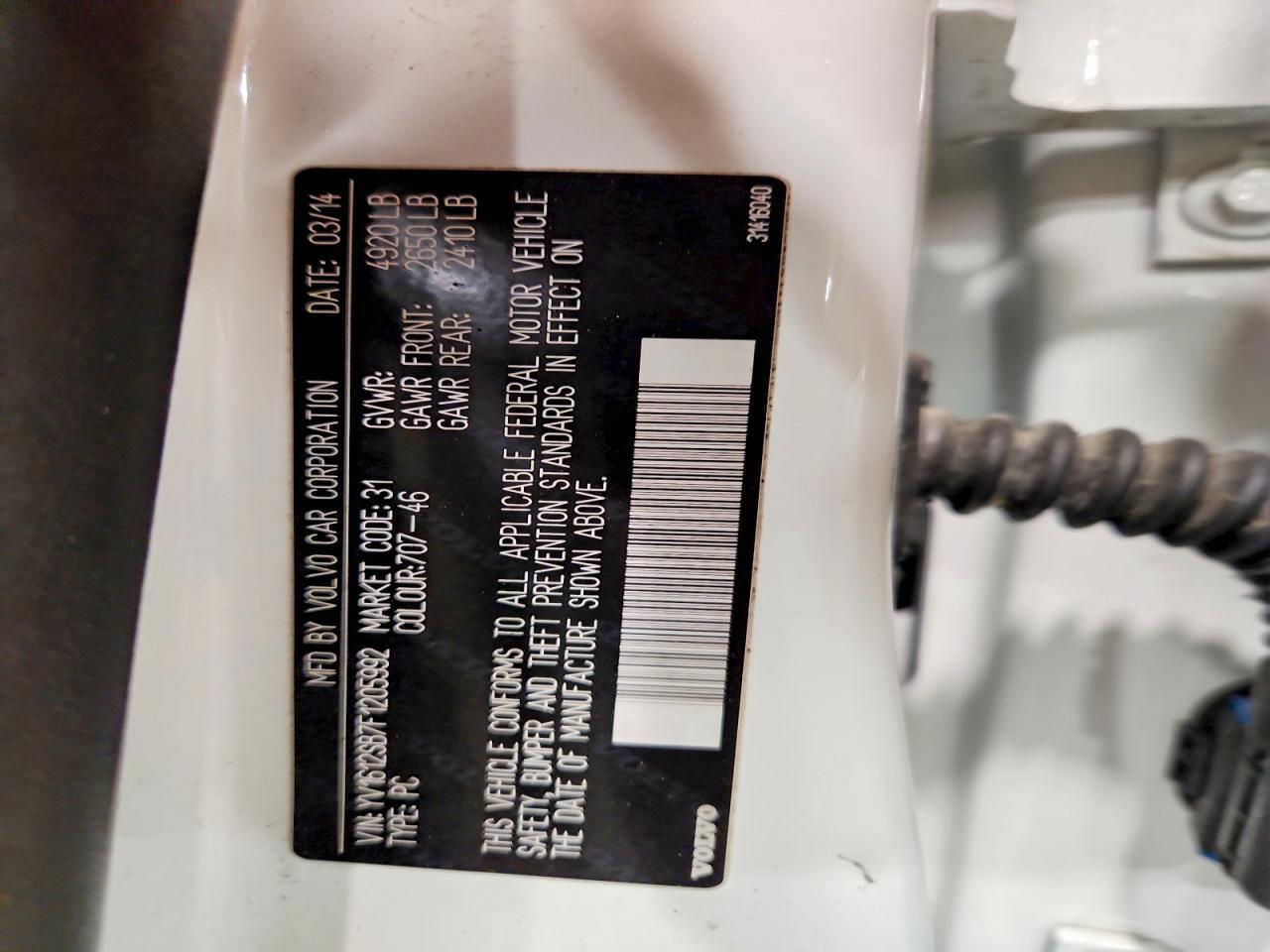 2015 Volvo V60 Premier - zdjęcie 13