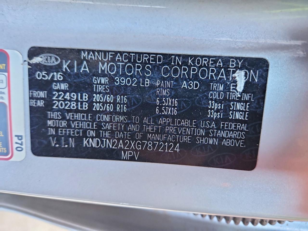 2016 Kia Soul Base - zdjęcie 12