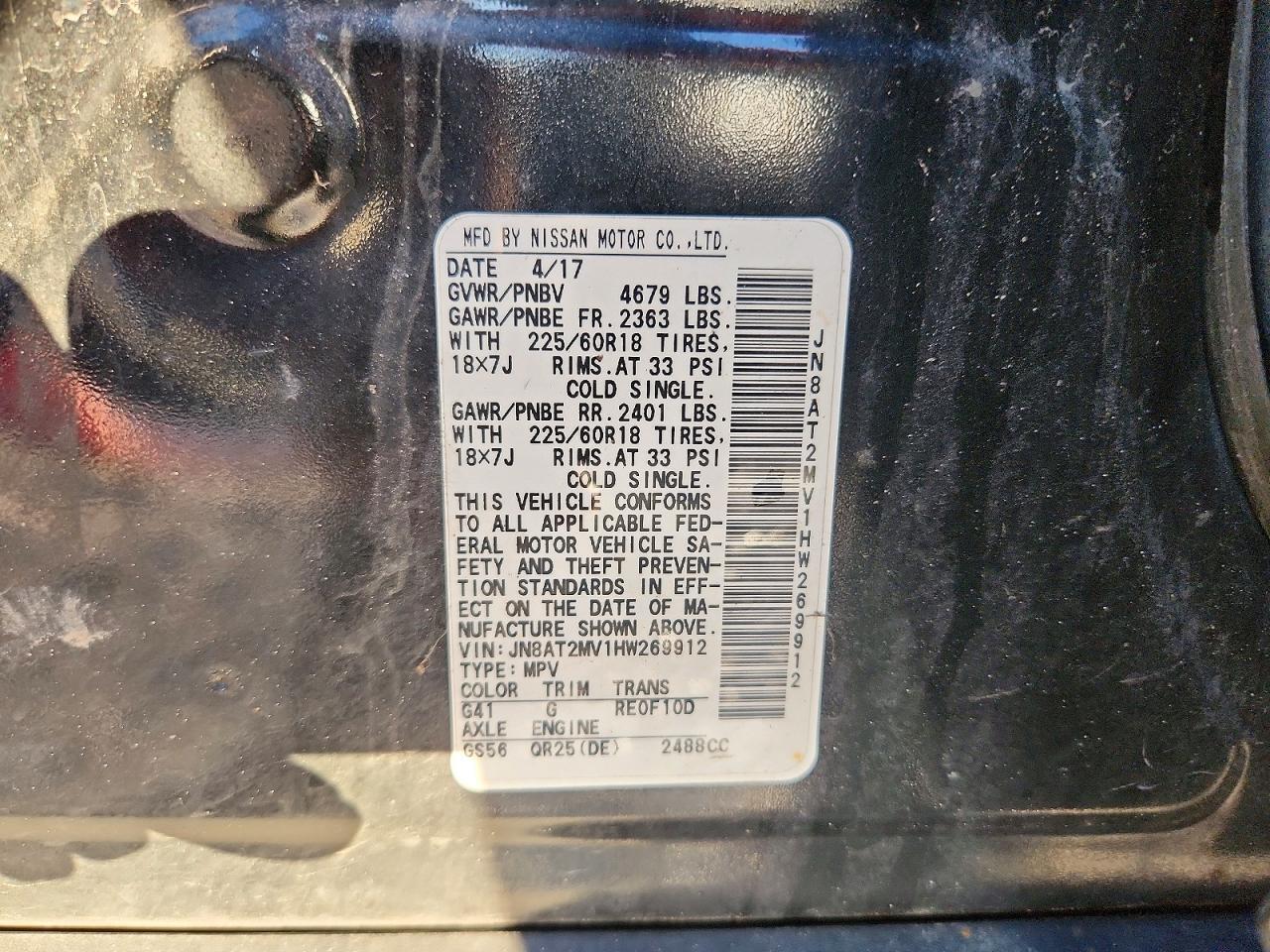 2017 Nissan Rogue Sl - zdjęcie 13