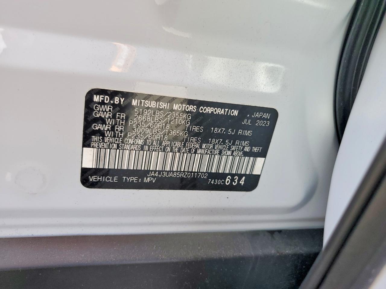 2024 Mitsubishi Outlander Es - zdjęcie 12