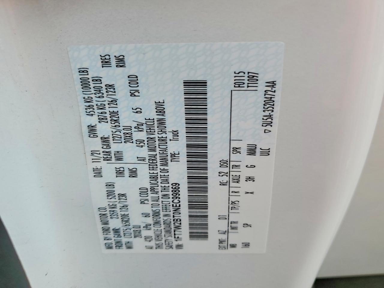 2022 Ford F250 Super Duty - zdjęcie 12