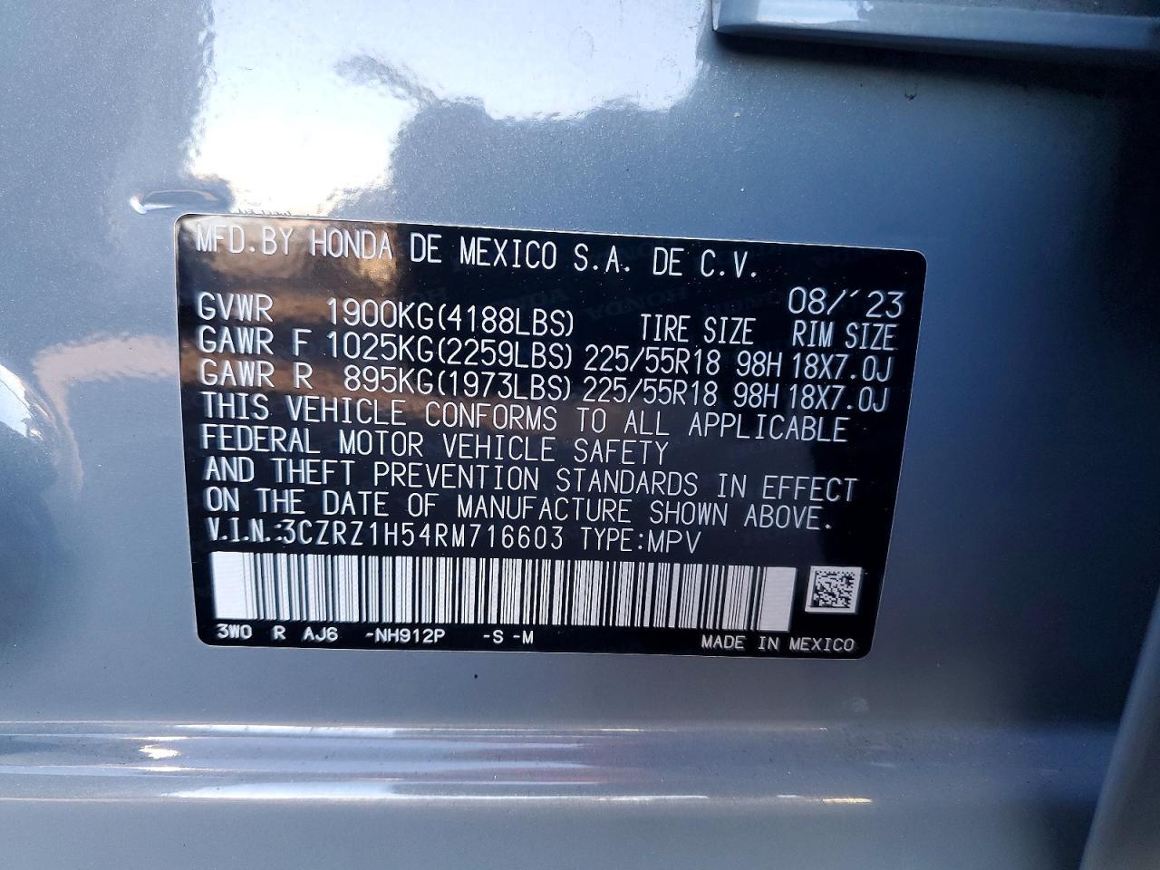 2024 Honda Hr-V Sport - zdjęcie 13