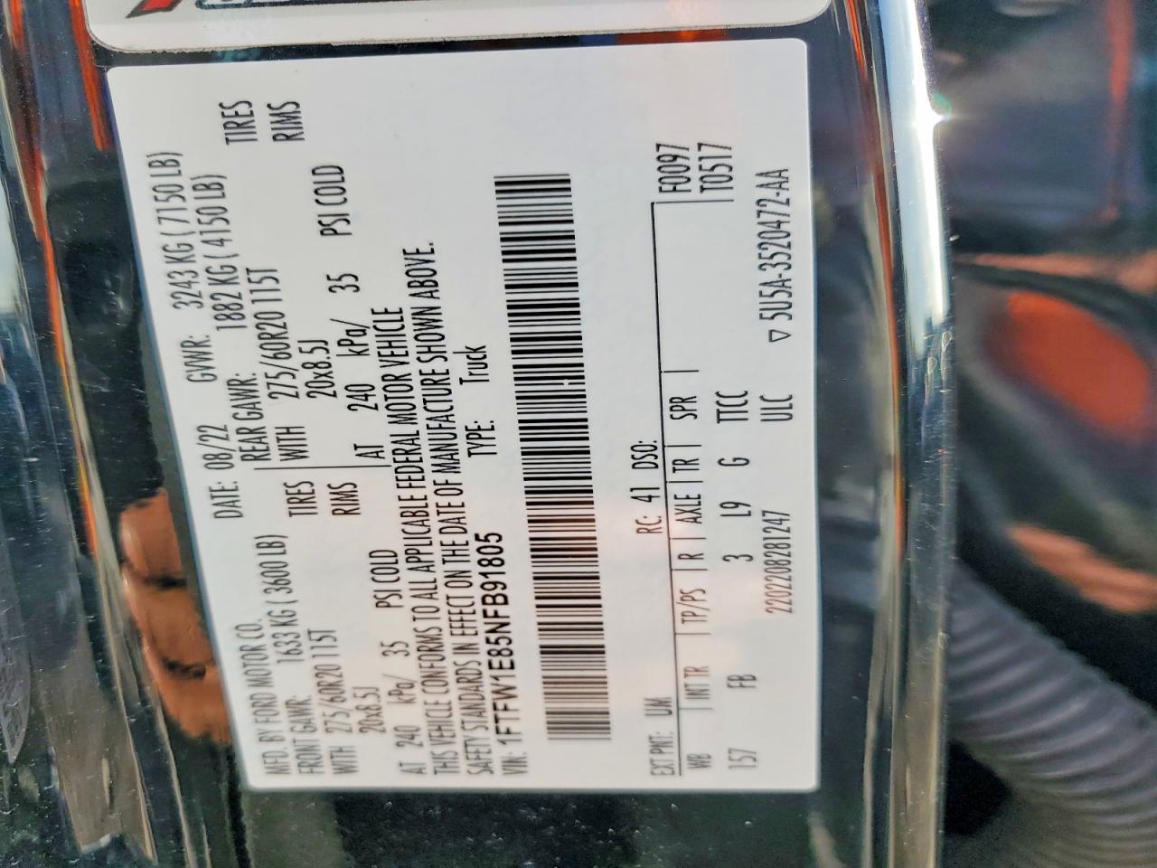 2022 Ford F150 Supercrew - zdjęcie 12