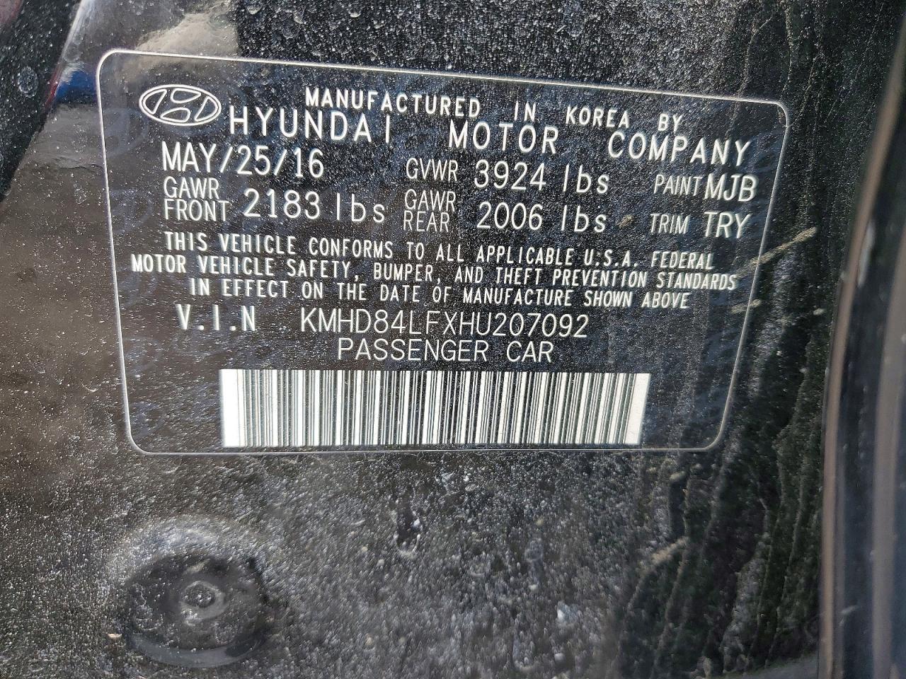 2017 Hyundai Elantra Limited - zdjęcie 12