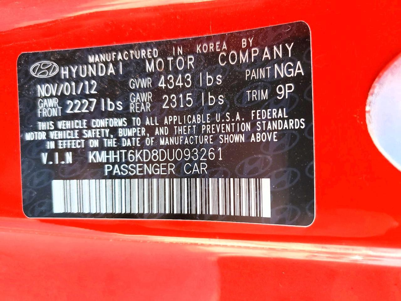 2013 Hyundai Genesis Coupe 2.0T - zdjęcie 12