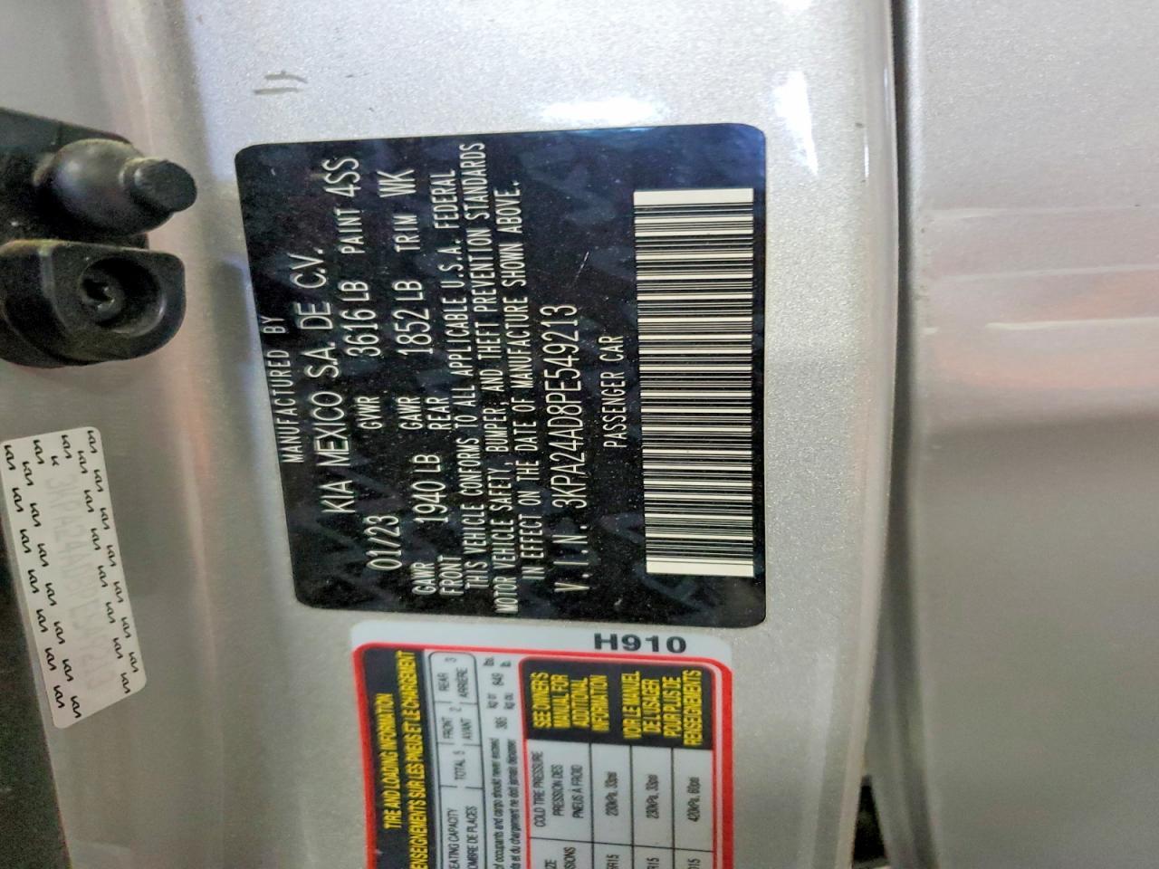 2023 Kia Rio S - zdjęcie 12