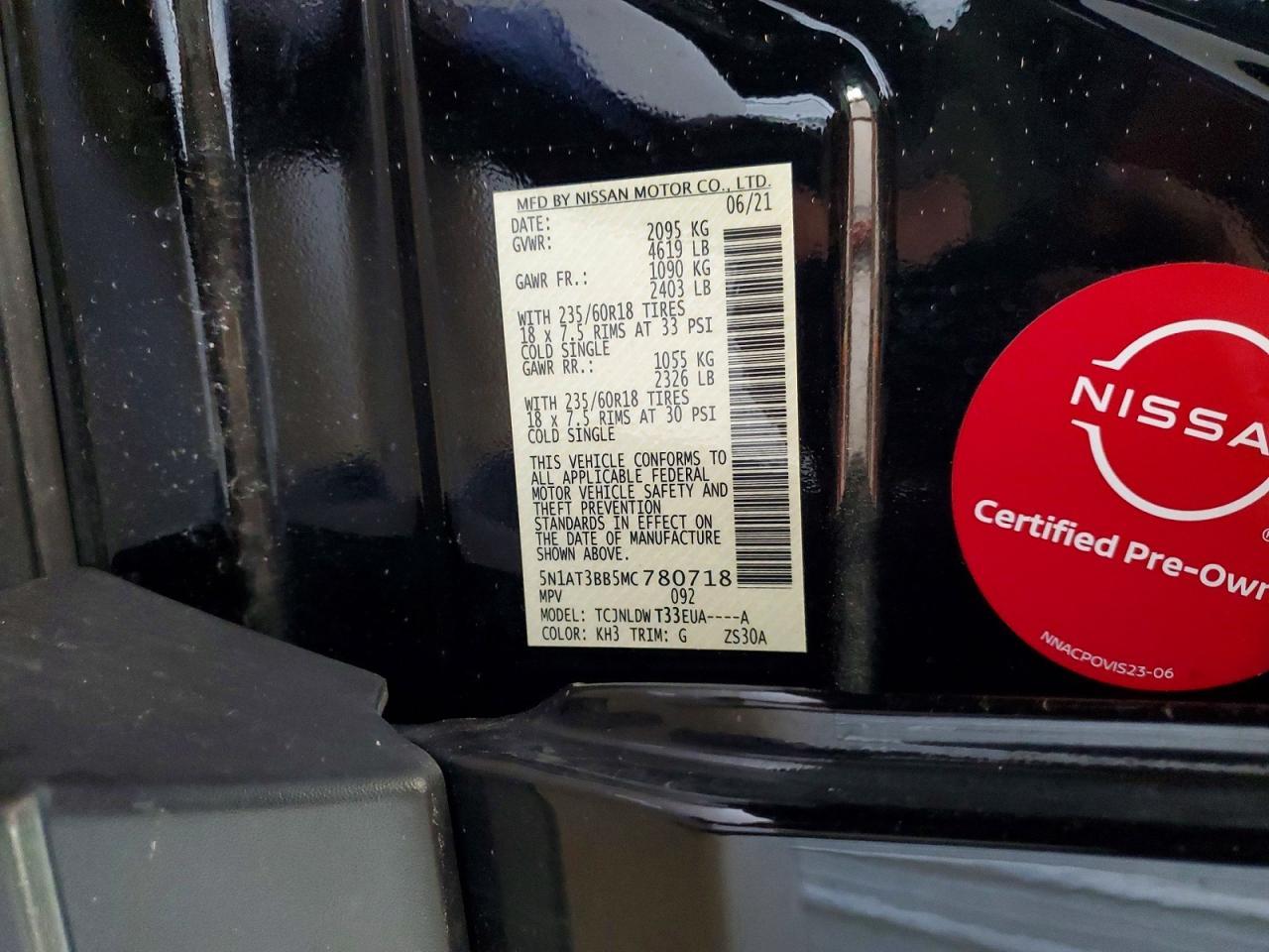 2021 Nissan Rogue Sv - zdjęcie 13