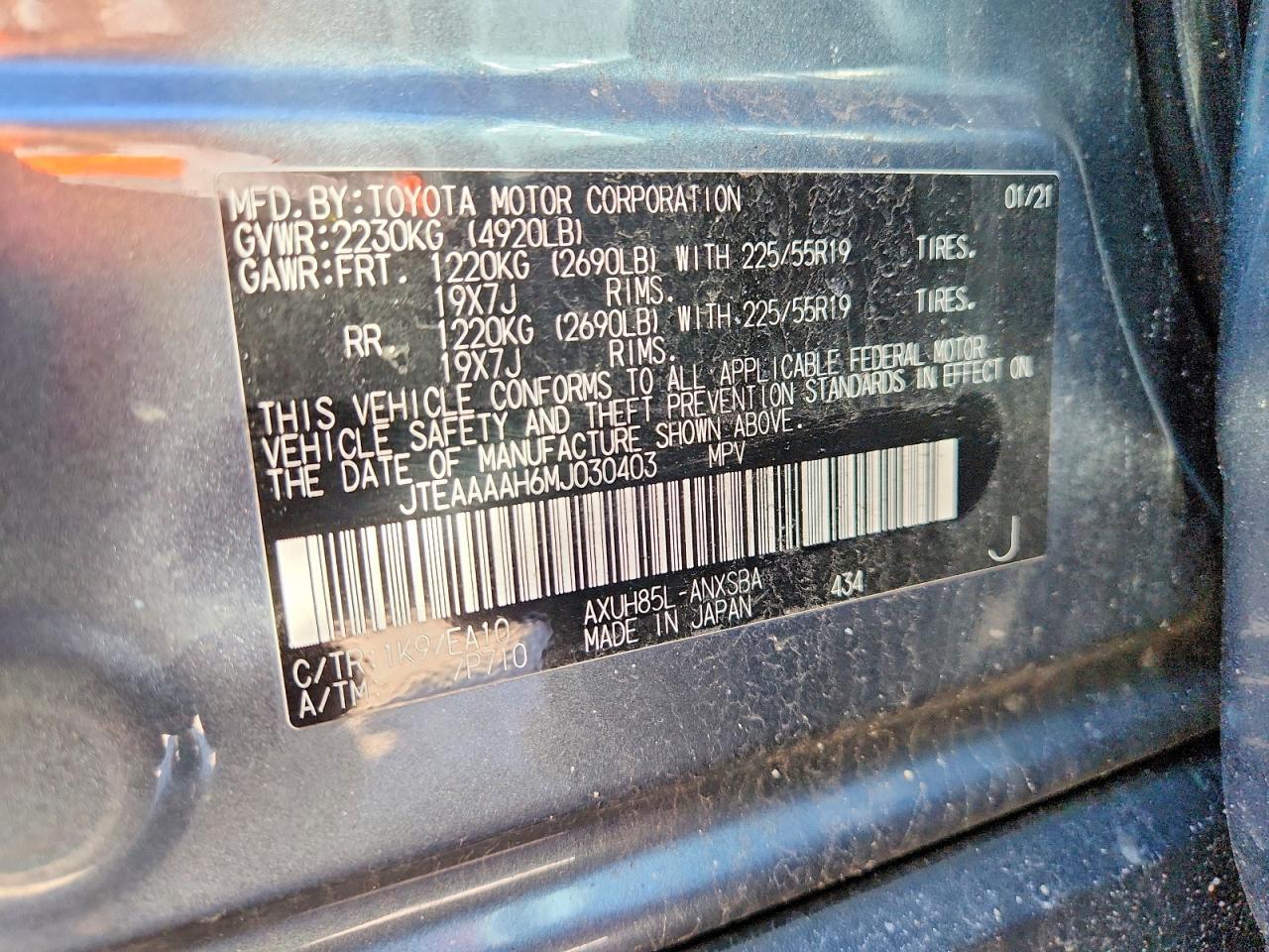 2021 Toyota Venza Limited - zdjęcie 13