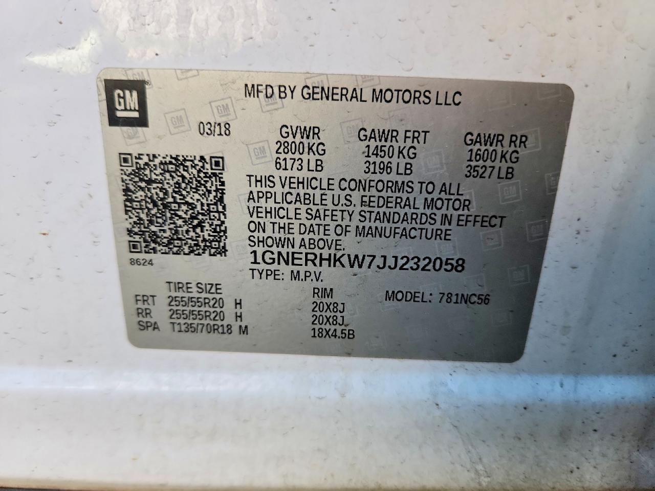 2018 Chevrolet Traverse Lt - zdjęcie 13