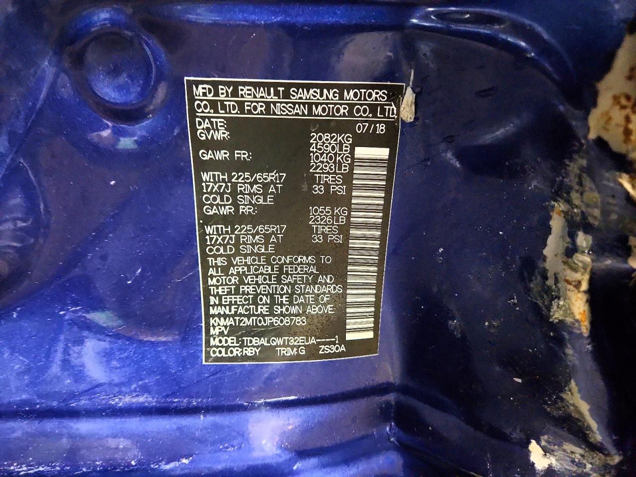 2018 Nissan Rogue Sv - zdjęcie 13