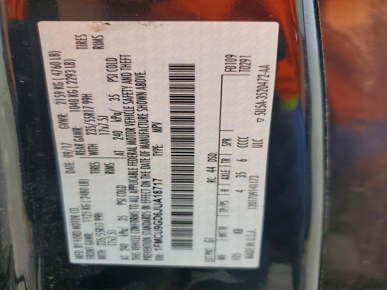 2018 Ford Escape Se - zdjęcie 14