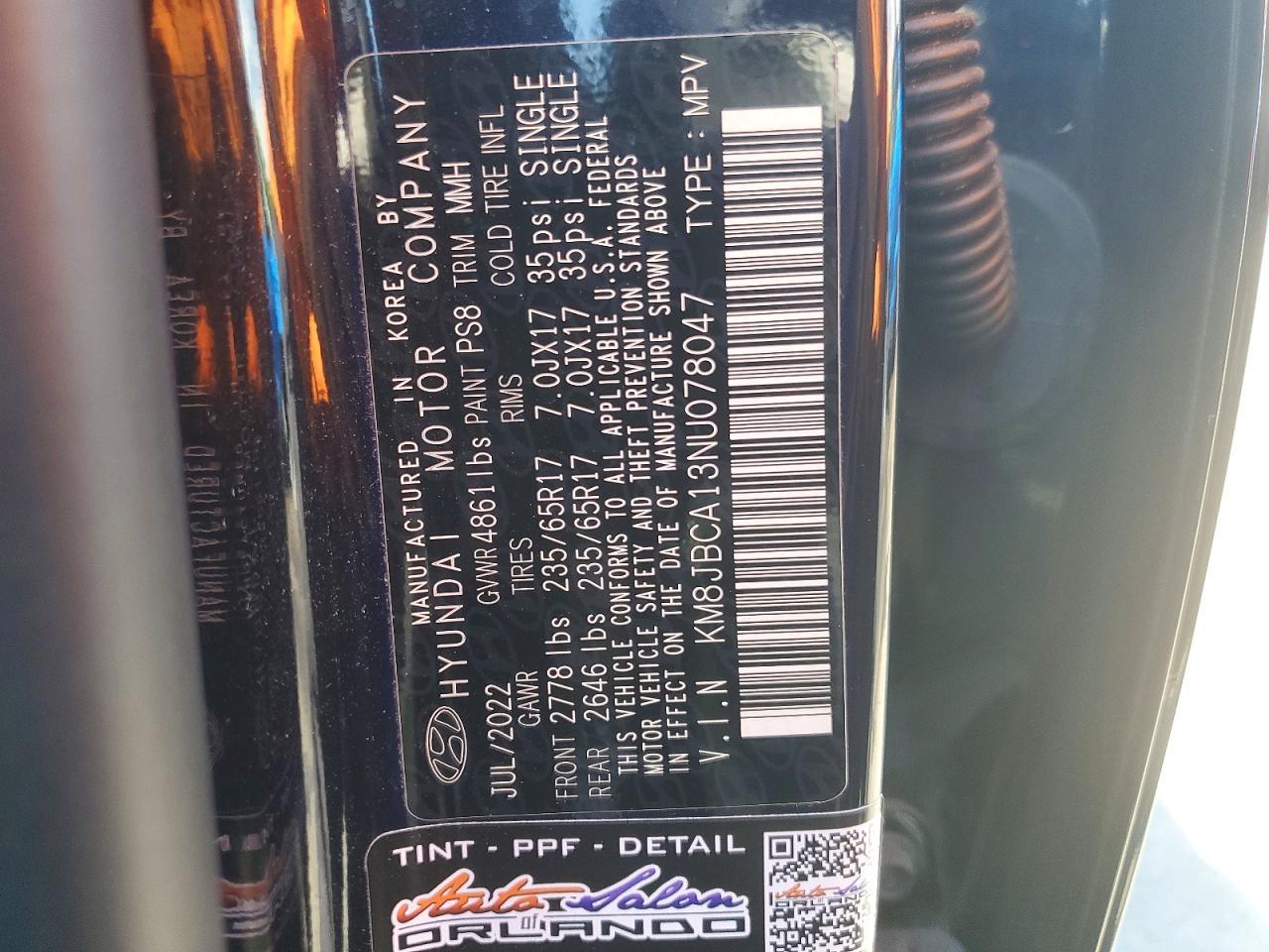 2022 Hyundai Tucson Hybrid Blue - zdjęcie 13