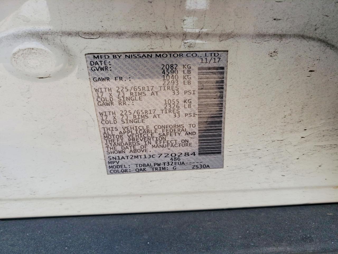 2018 Nissan Rogue S - zdjęcie 13