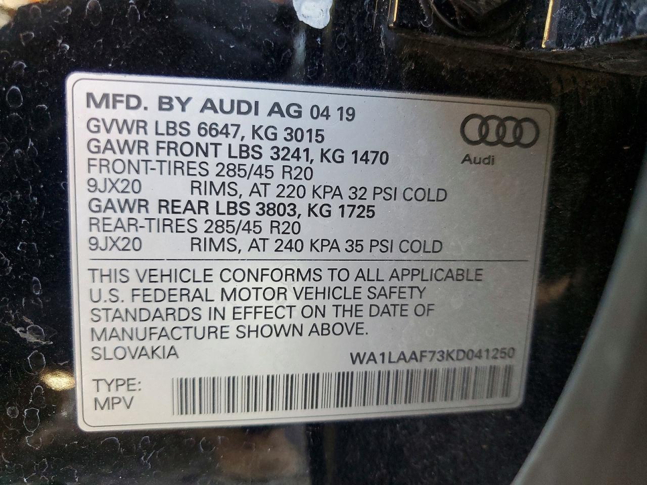 2019 Audi Q7 Premium Plus - zdjęcie 13