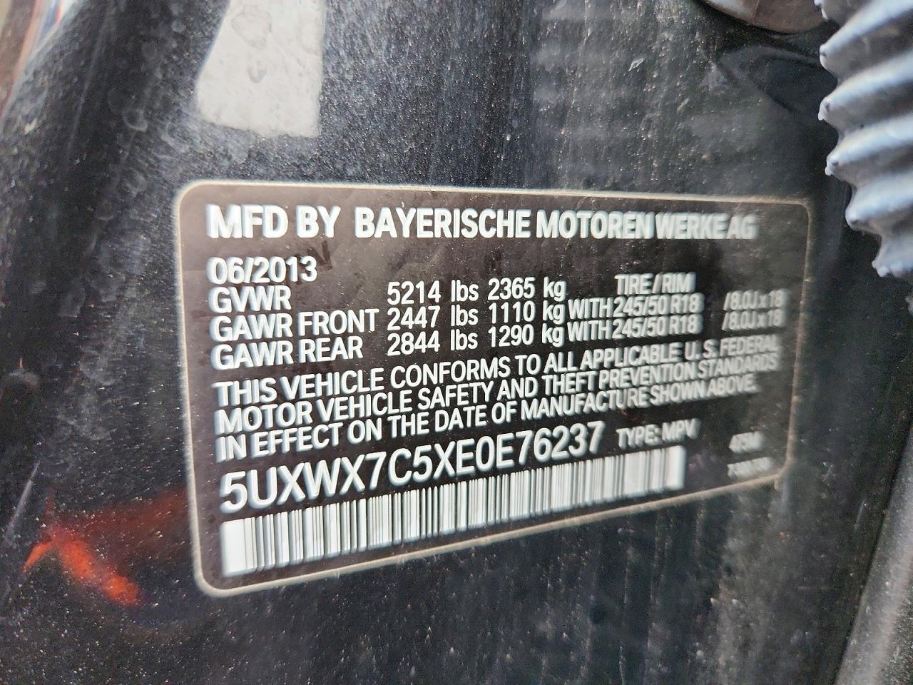 2014 BMW X3 xDrive35I - zdjęcie 13