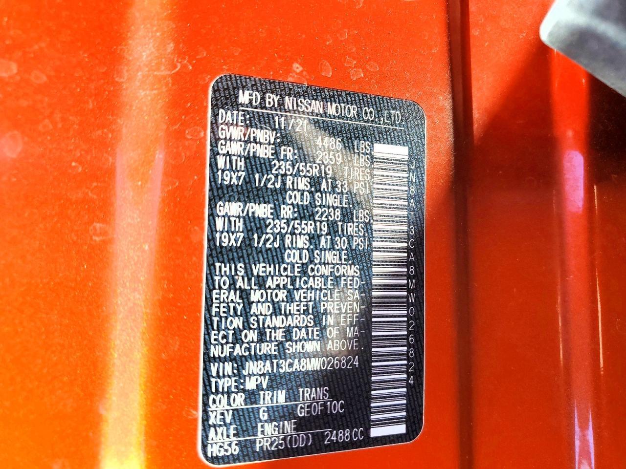 2021 Nissan Rogue Sl - zdjęcie 14