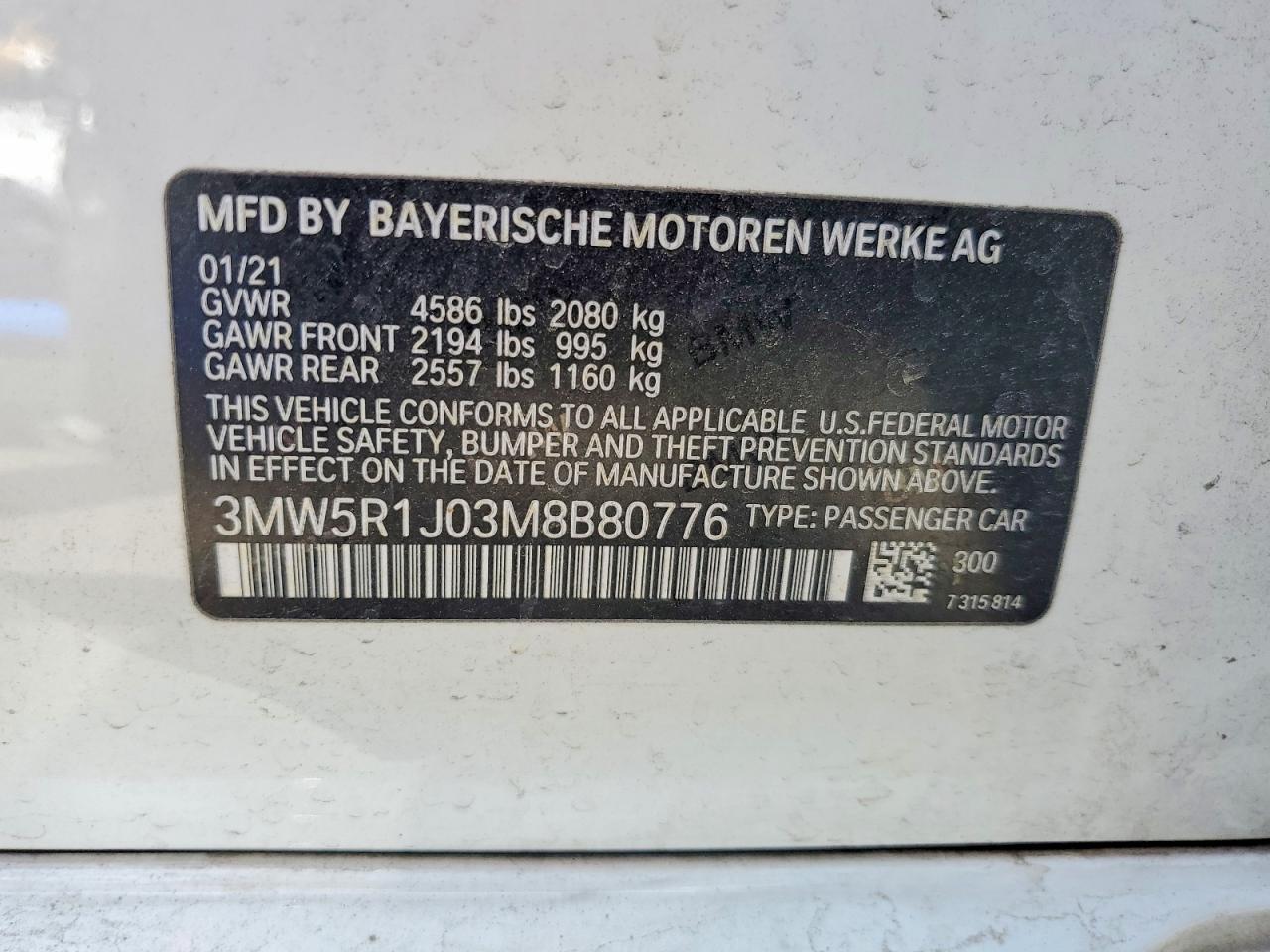 2021 BMW 330I - zdjęcie 13