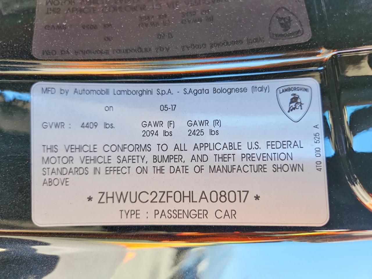 2017 Lamborghini Huracan - zdjęcie 12