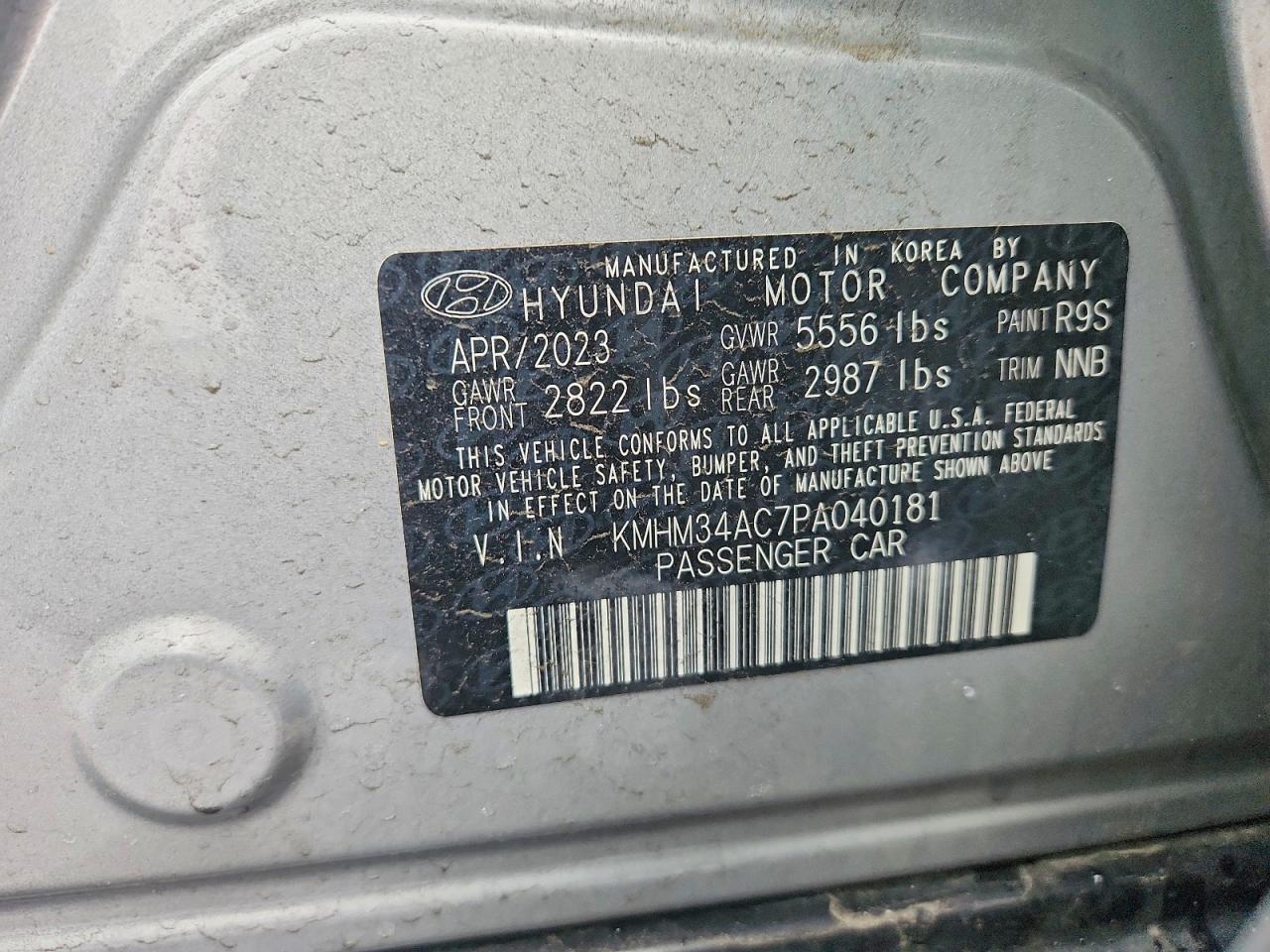 2023 Hyundai Ioniq 6 Sel - zdjęcie 12