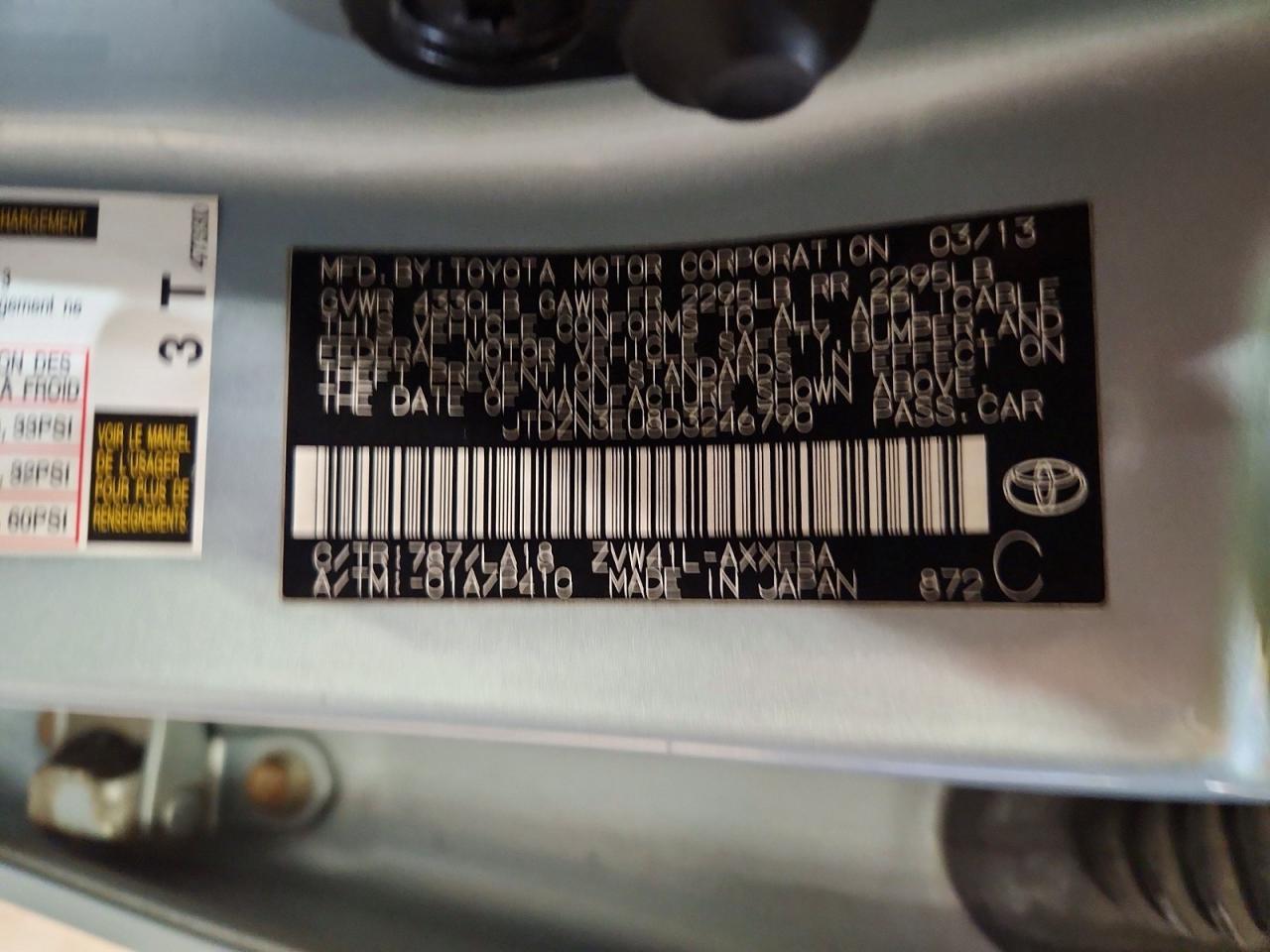 2013 Toyota Prius V Five - zdjęcie 12