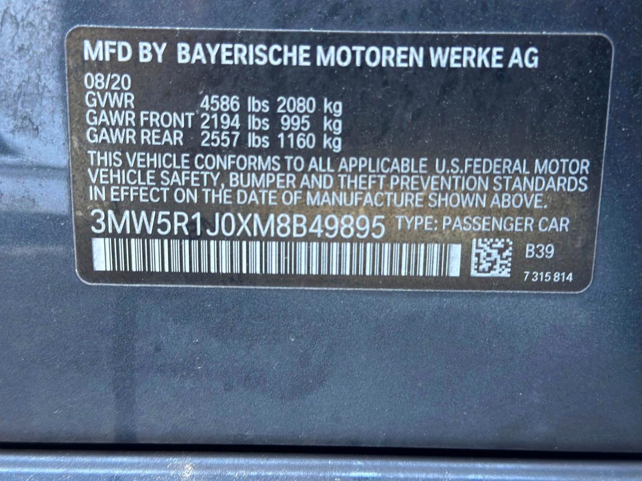 2021 BMW Motorrad 330I - zdjęcie 13