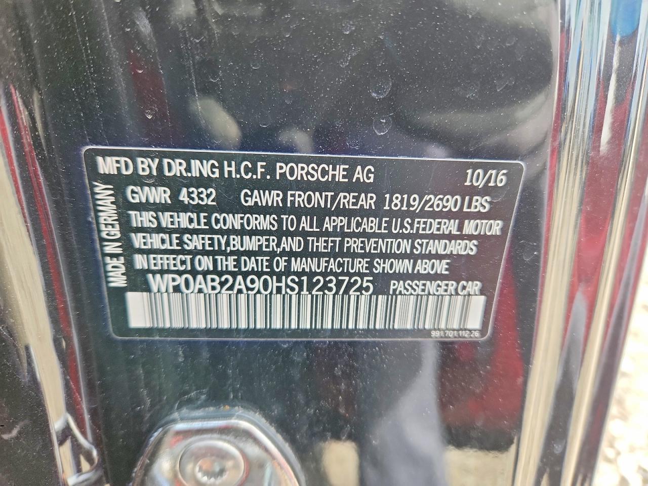 2017 Porsche 911 Carrera S - zdjęcie 13