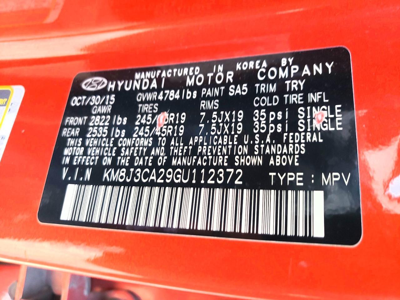 2016 Hyundai Tucson Sport - zdjęcie 13