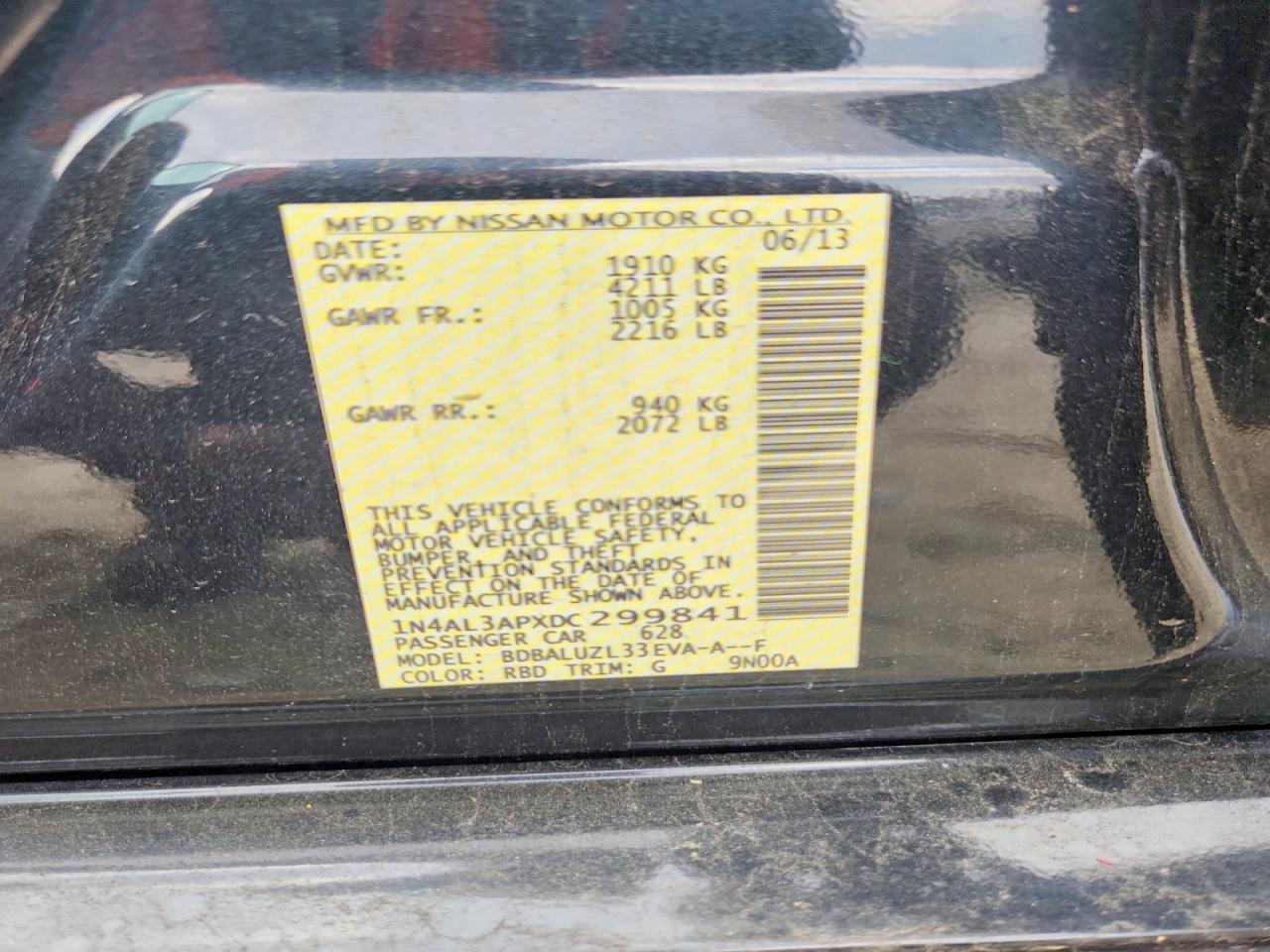 2013 Nissan Altima 2.5 - zdjęcie 12