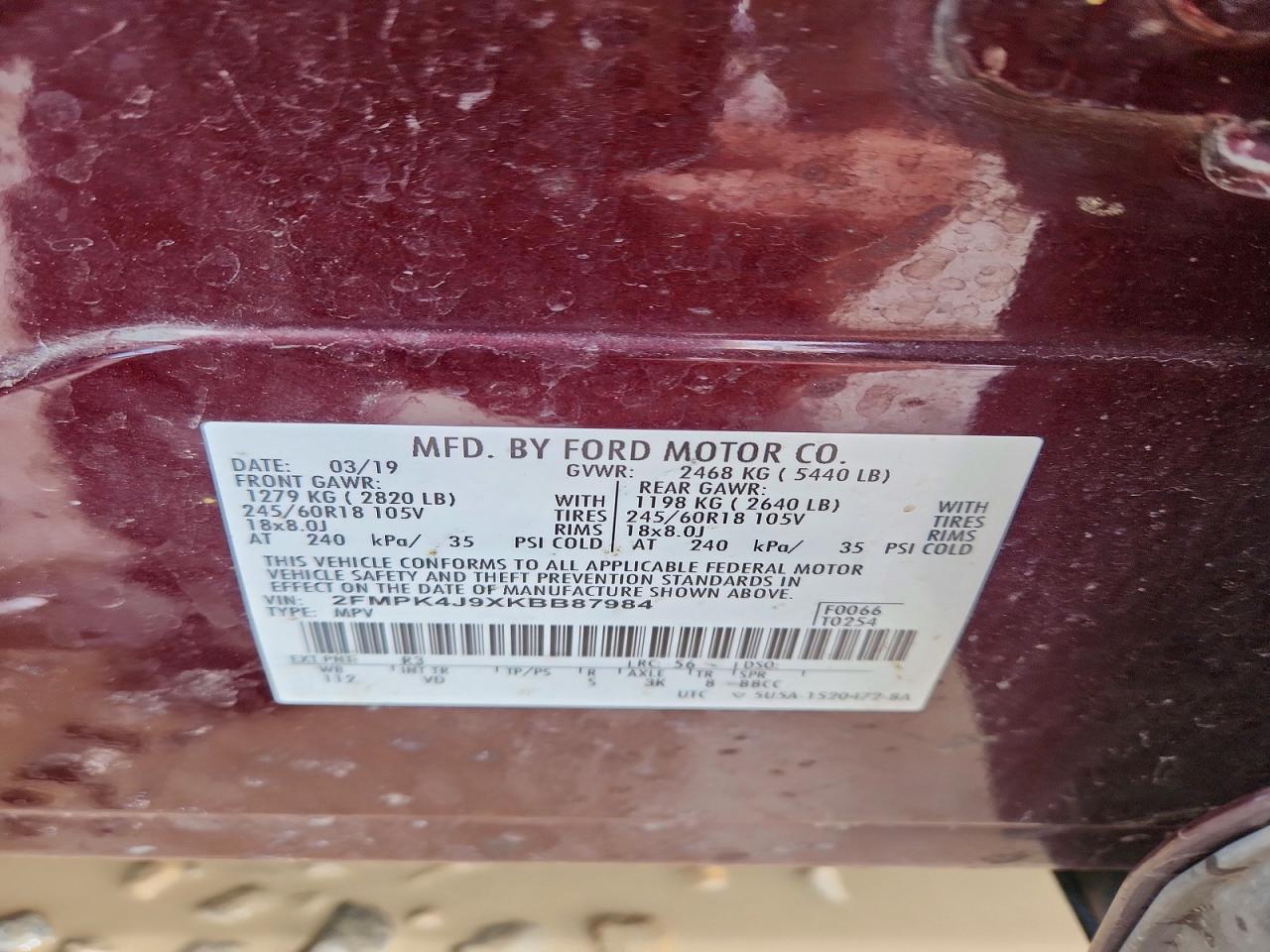 2019 Ford Edge Sel - zdjęcie 12