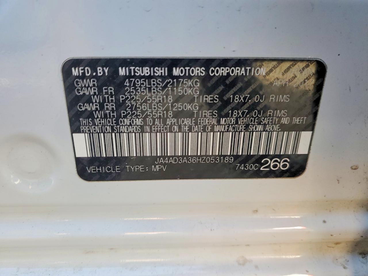 2017 Mitsubishi Outlander Se - zdjęcie 14