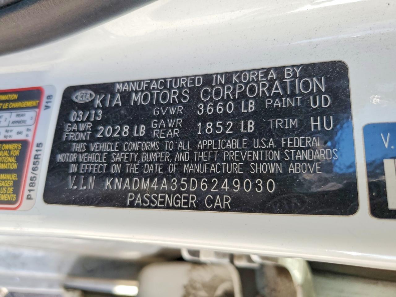 2013 Kia Rio Lx - zdjęcie 13