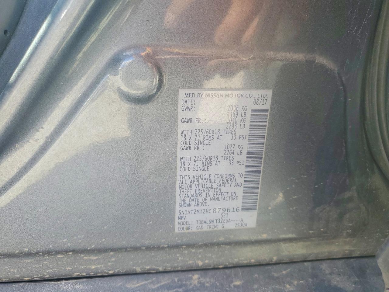 2017 Nissan Rogue Sl - zdjęcie 12