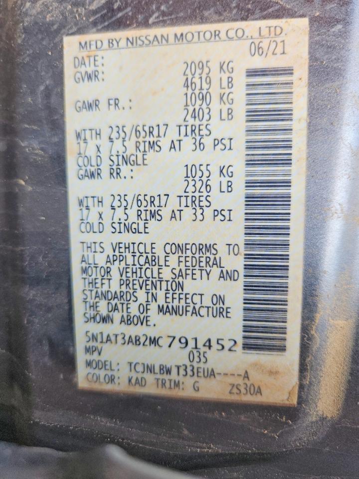 2021 Nissan Rogue S - zdjęcie 13