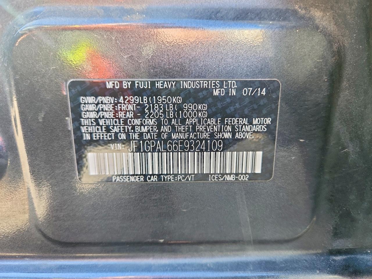 2014 Subaru Impreza Sport Premium - zdjęcie 12