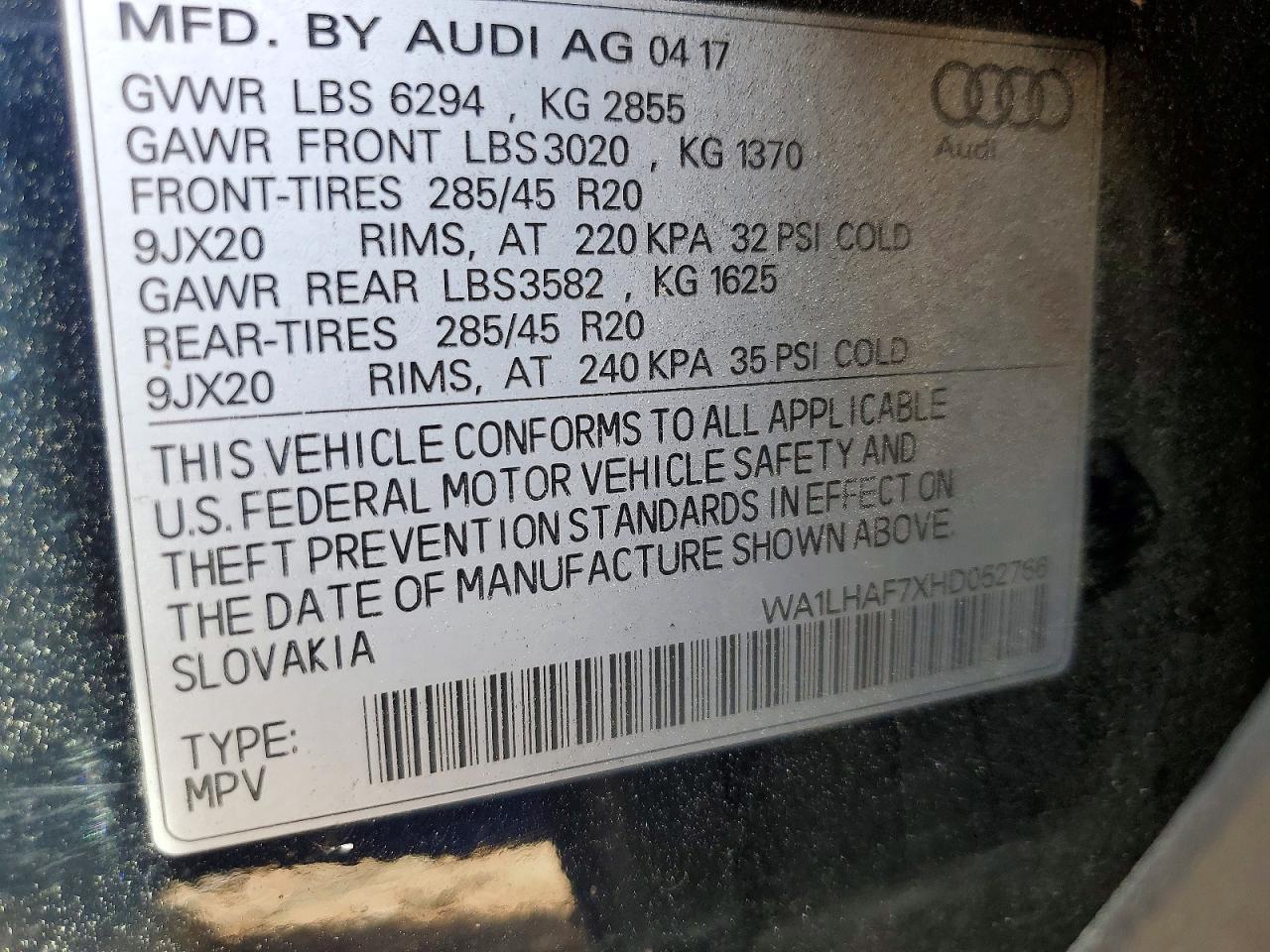 2017 Audi Q7 Premium Plus - zdjęcie 13