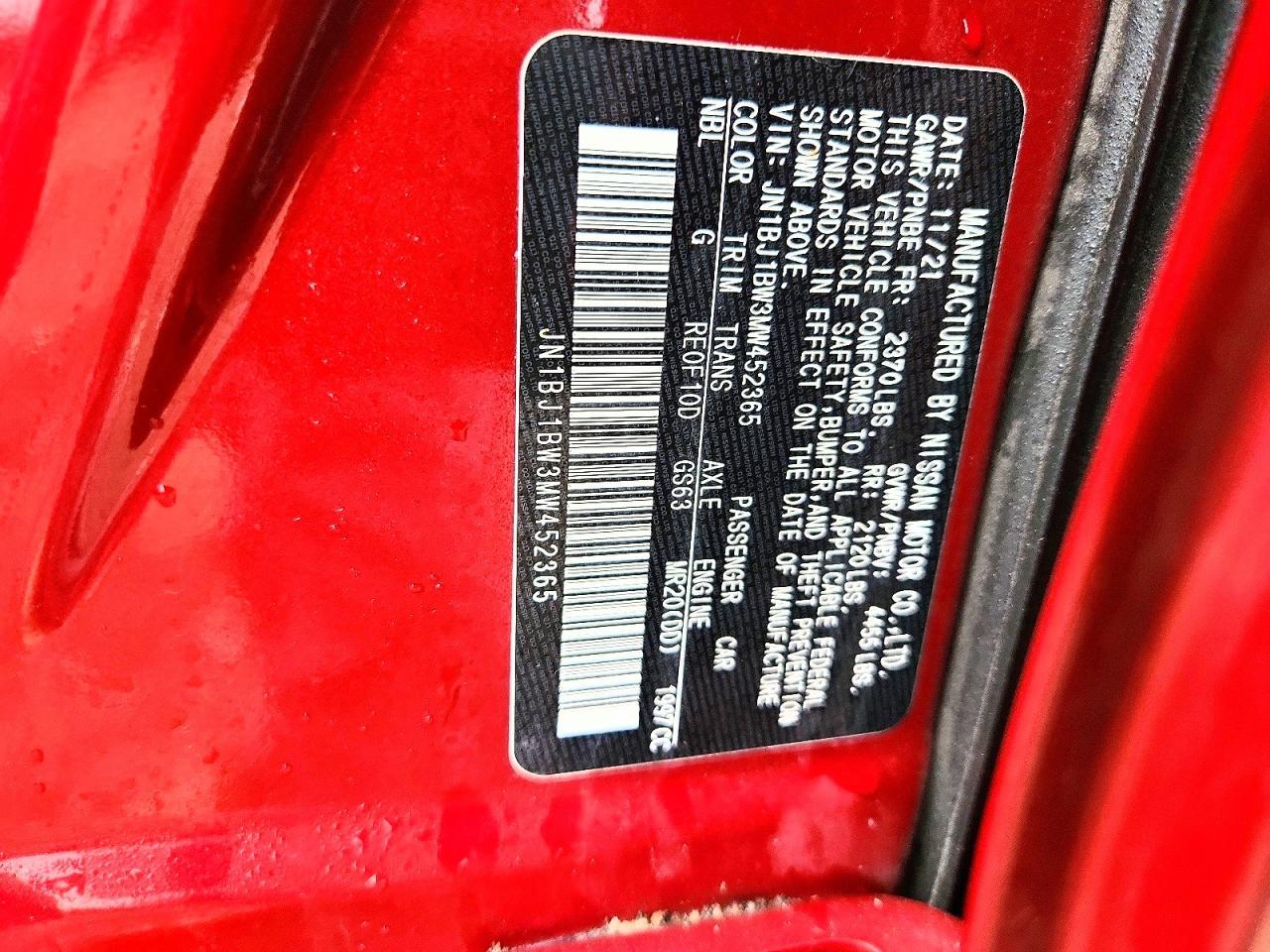 2021 Nissan Rogue Sport Sv - zdjęcie 12